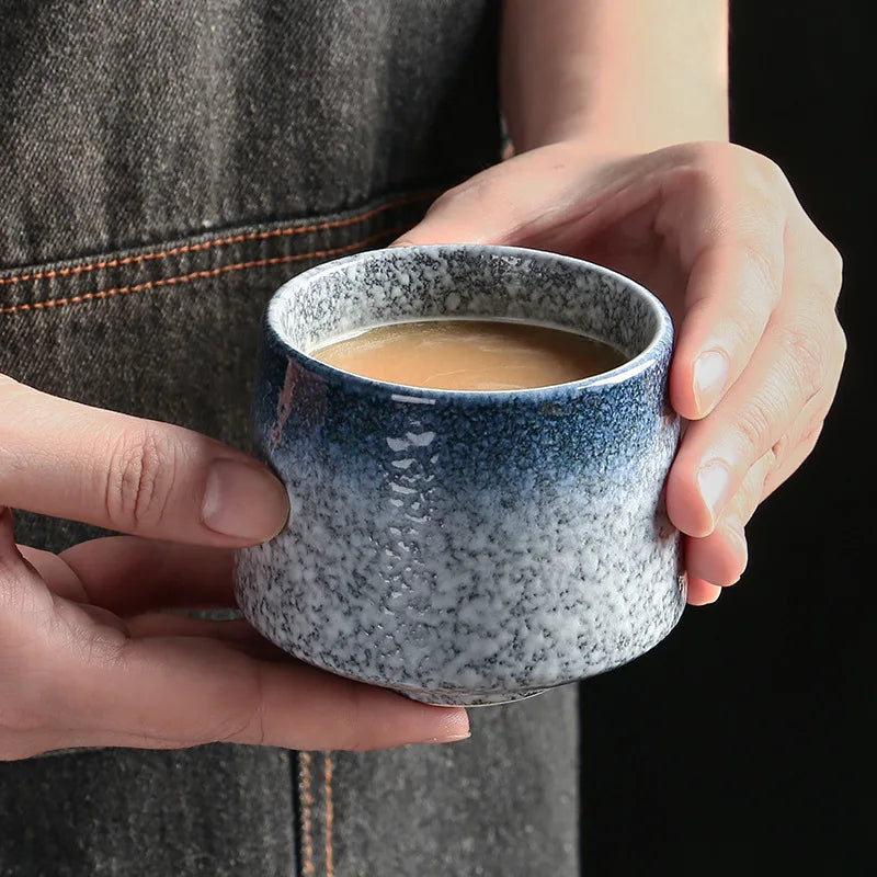 Japanese Style Ceramic Coffee Cup Drinkware Wine Mug Water Mugs Gift Wholesale 200ml Porcelain Personal Single Pottery Tea Cups